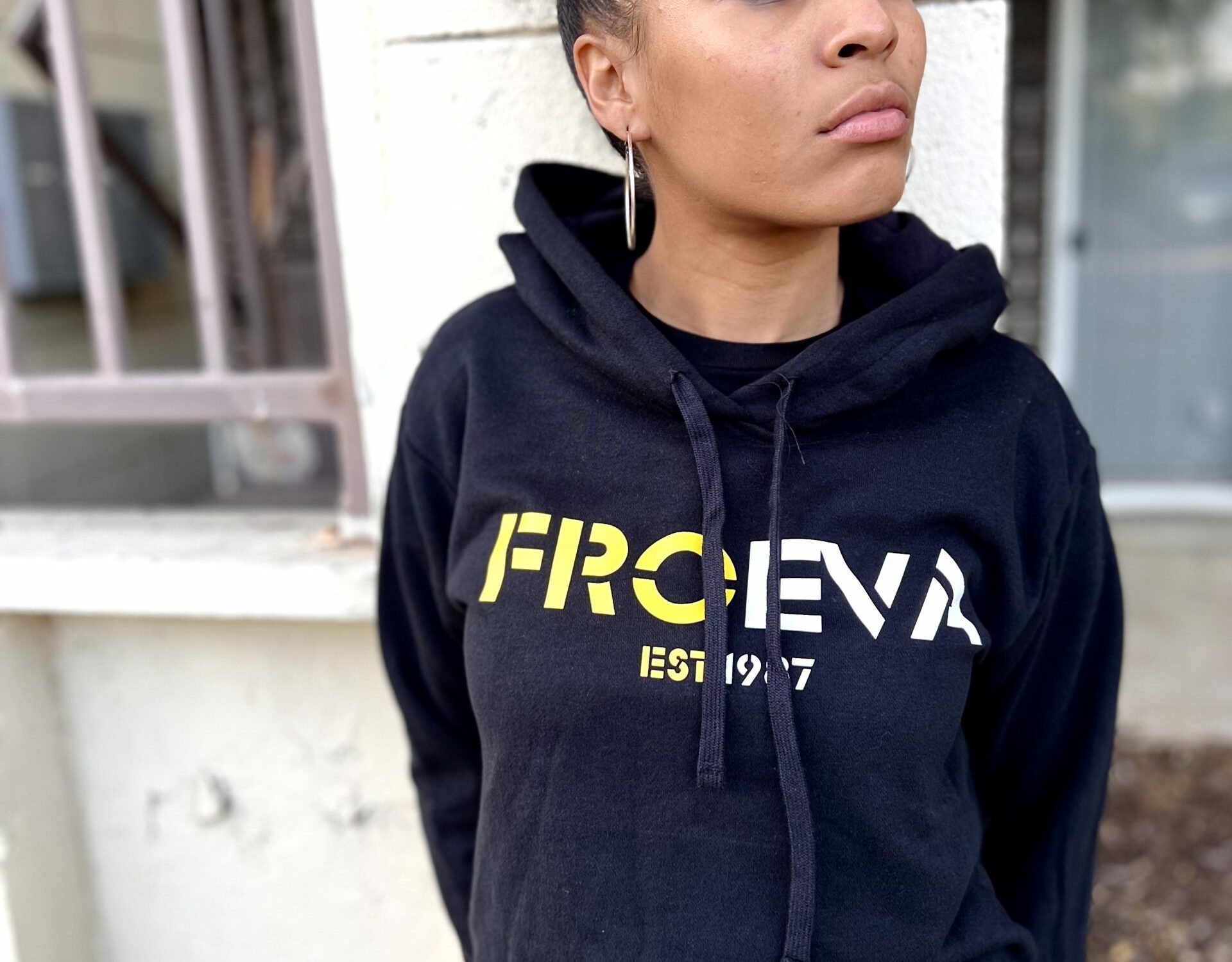 “BAY” Crop Top Hoodie
