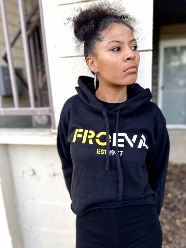“BAY” Crop Top Hoodie