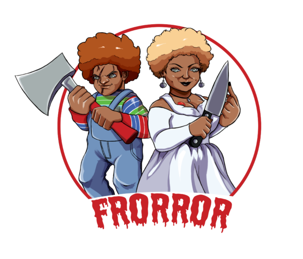 CHUCKY & BRIDE HOODIE (Black) - Image 2